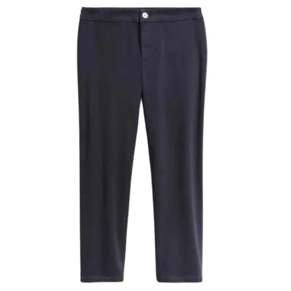 NWT Lila Ryan Navy The Jase Slim Straight Pedal Pusher Capri Pants - Picture 2 of 3